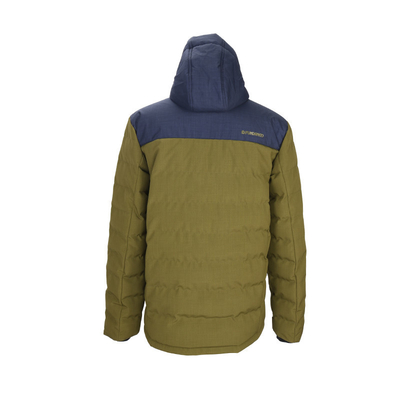 Men's Heather Padded Outdoor Insulated Jackets With Fix Hood