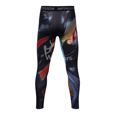 Men's Printed Skins Compression Leggings Gym Tights