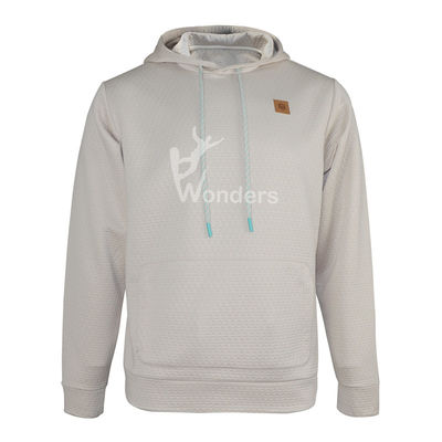 สวมแขนยาว ผู้ชาย Hoodie Sweatshirt With Drawcord